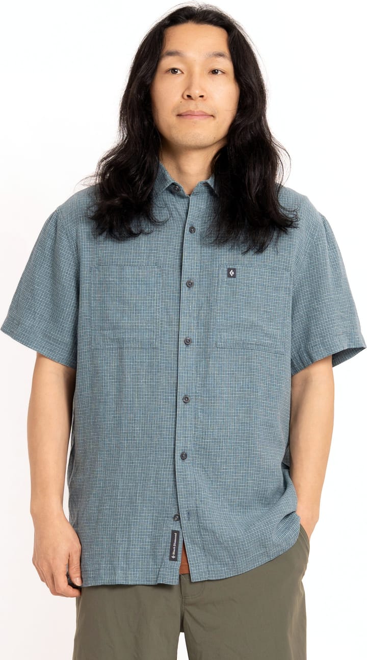 Black Diamond Men's Scenic Route Ss Shirt Midnight Blue-glacier Black Diamond