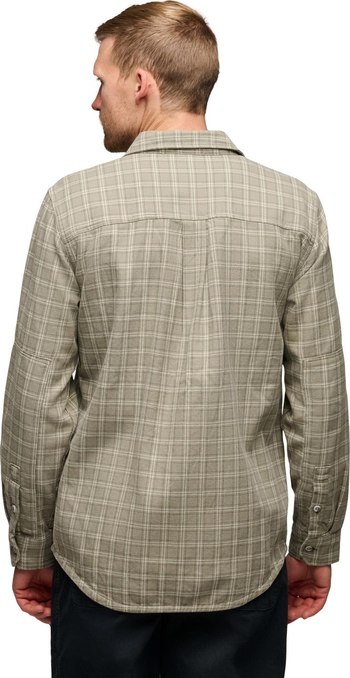 Black Diamond Men's Project Twill Long Sleeve Shirt Pine Smoke-chalk Black Diamond