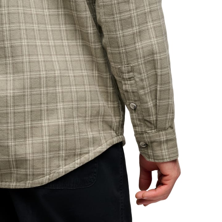 Black Diamond Men's Project Twill Long Sleeve Shirt Pine Smoke-chalk Black Diamond