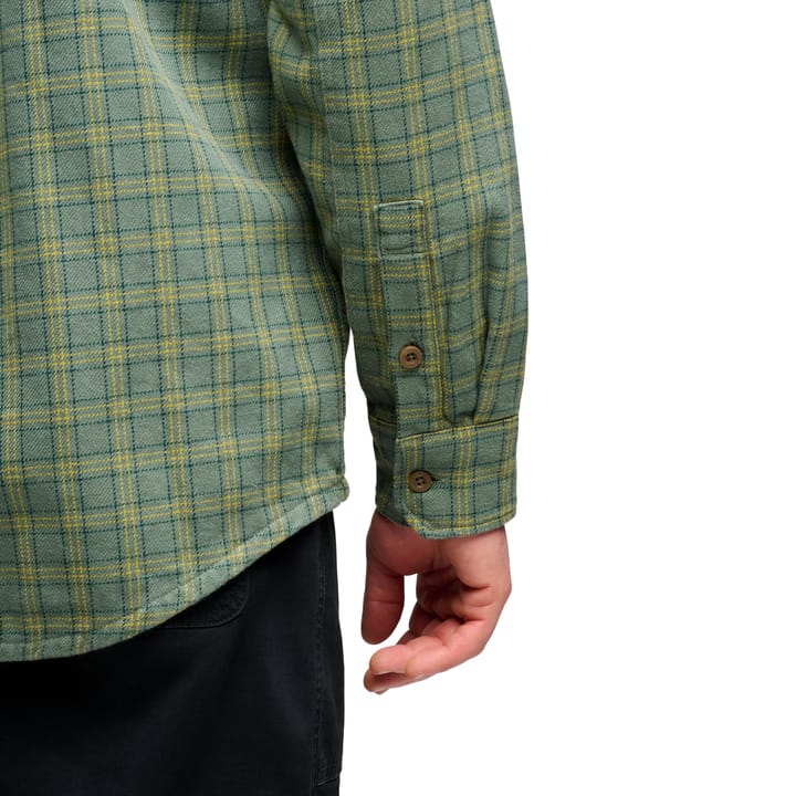 Black Diamond Men's Project Twill Long Sleeve Shirt Laurel Green-sulphur Green Black Diamond