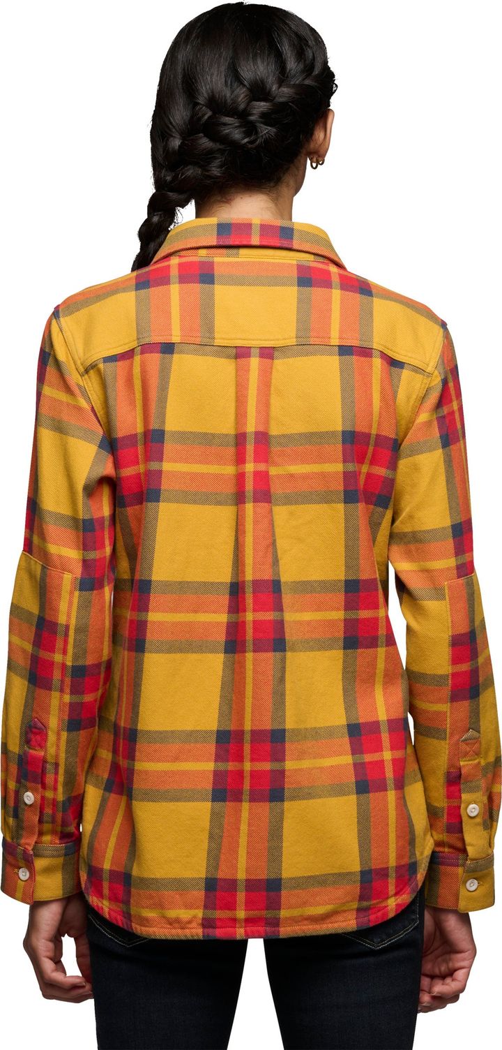Black Diamond Women's Project Twill Long Sleeve Shirt Amber-Coral Red Black Diamond Black Diamond Women's Project Twill Long Sleeve Shirt Amber-Coral Red Black Diamond