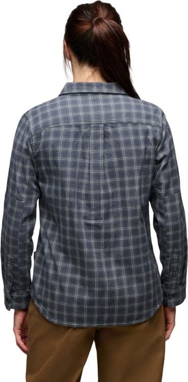 Black Diamond Women's Project Twill Long Sleeve Shirt Charcoal-citron Black Diamond