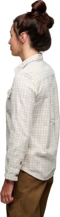 Black Diamond Women's Project Twill Long Sleeve Shirt Chalk-fog Blue Black Diamond