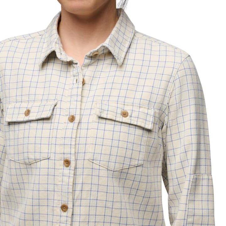 Black Diamond Women's Project Twill Long Sleeve Shirt Chalk-fog Blue Black Diamond