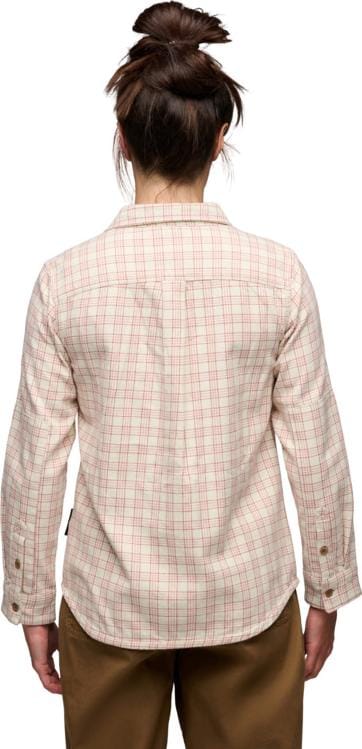 Black Diamond Women's Project Twill Long Sleeve Shirt Chalk-mineral Red Black Diamond