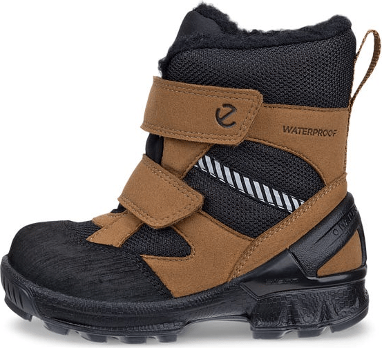 Ecco Kids' Biom Hike I High Boot Black/camel/black Ecco