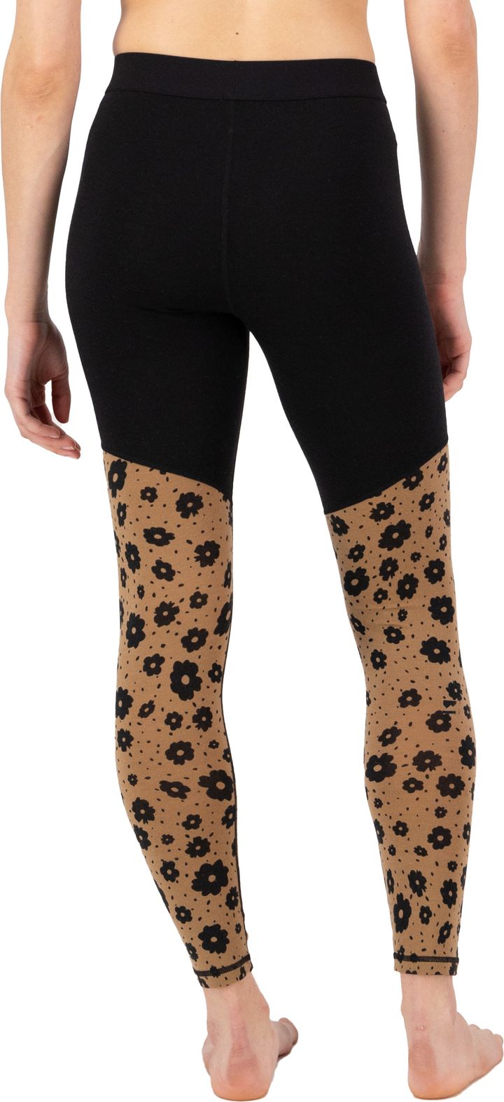 Mons Royale Women's Cascade Merino Flex 200 Legging Aoraki Lily Toffee Mons Royale