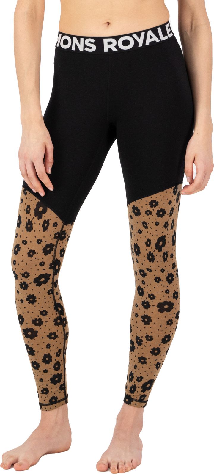 Mons Royale Women's Cascade Merino Flex 200 Legging Aoraki Lily Toffee Mons Royale Mons Royale Women's Cascade Merino Flex 200 Legging Aoraki Lily Toffee Mons Royale