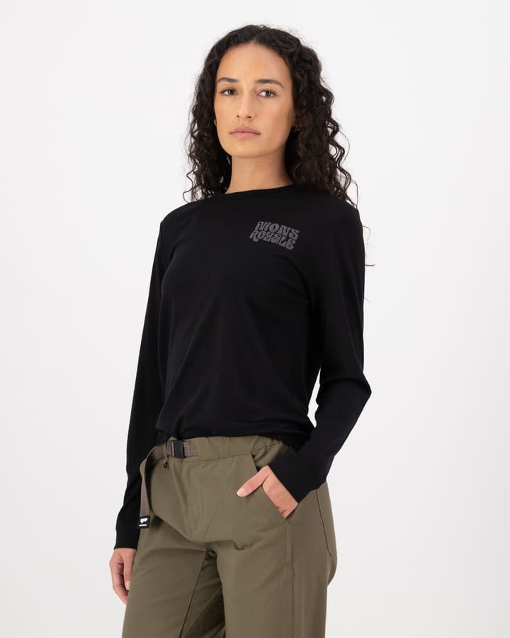 Mons Royale Women's Icon Merino Long Sleeve Black Mons Royale