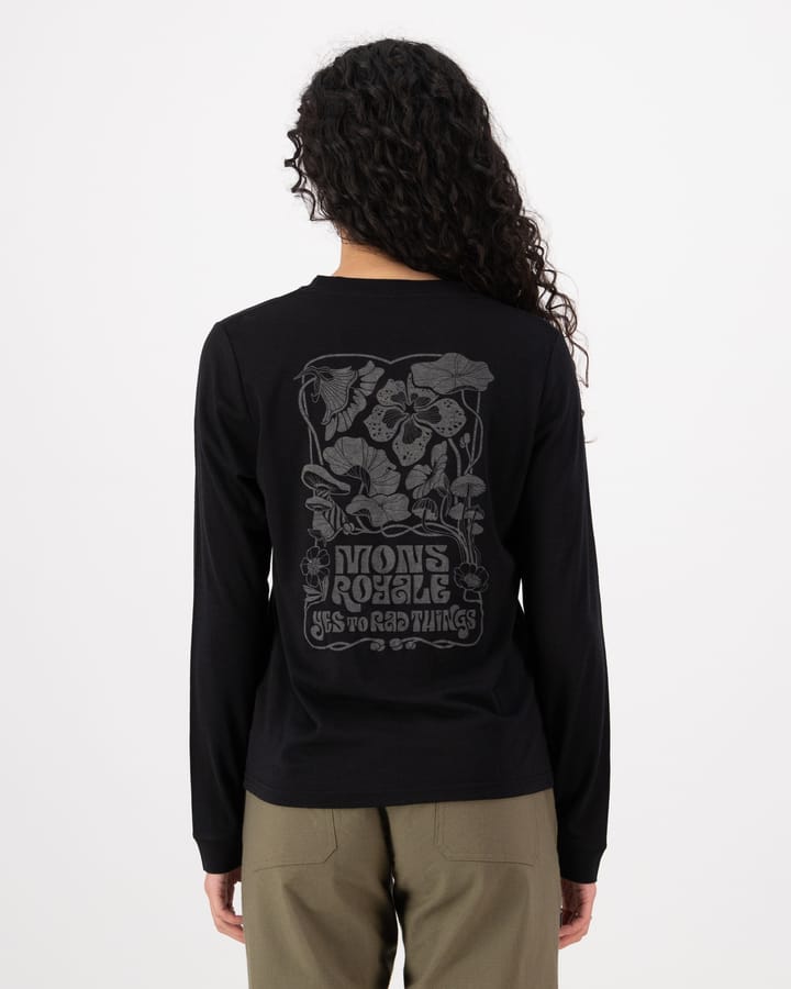 Mons Royale Women's Icon Merino Long Sleeve Black Mons Royale Mons Royale Women's Icon Merino Long Sleeve Black Mons Royale