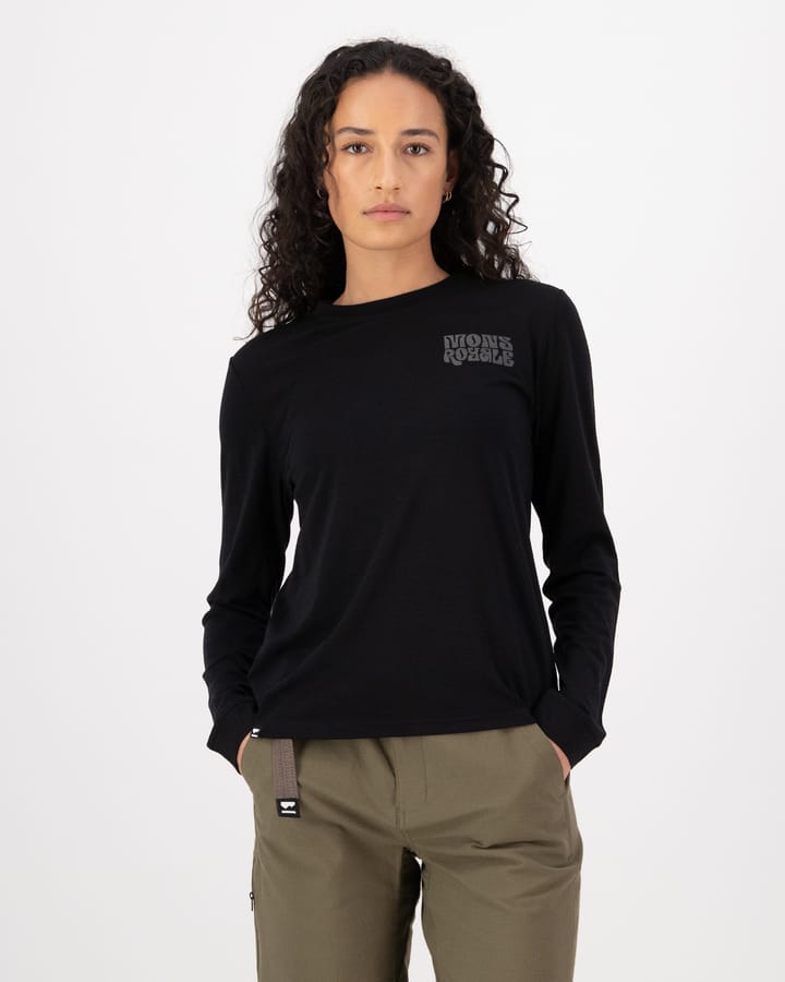 Mons Royale Women's Icon Merino Long Sleeve Black Mons Royale