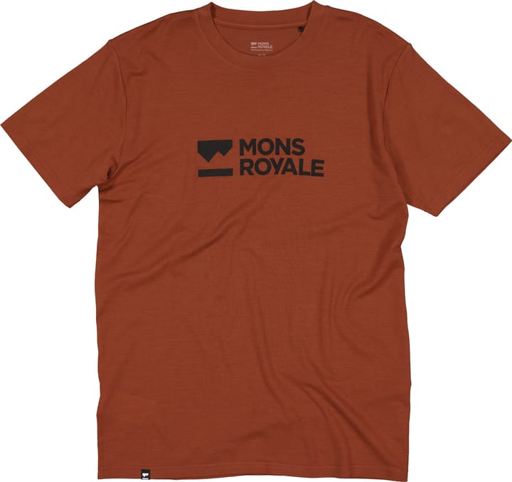 Mons Royale Men's Icon Merino Classic T-Shirt Sienna Mons Royale