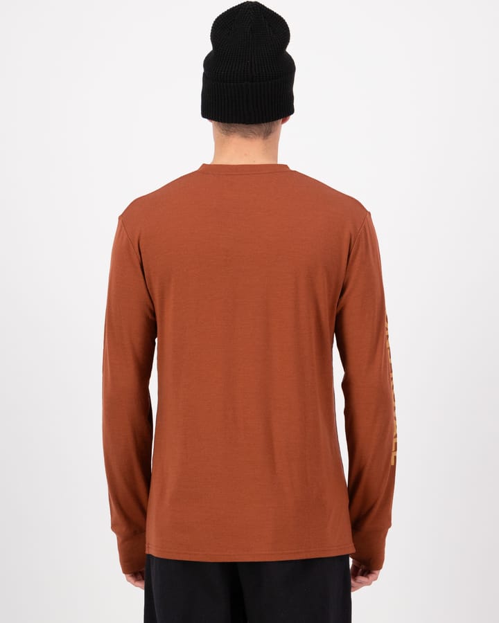 Mons Royale Men's Yotei Merino Classic Long Sleeve Sienna Mons Royale Mons Royale Men's Yotei Merino Classic Long Sleeve Sienna Mons Royale
