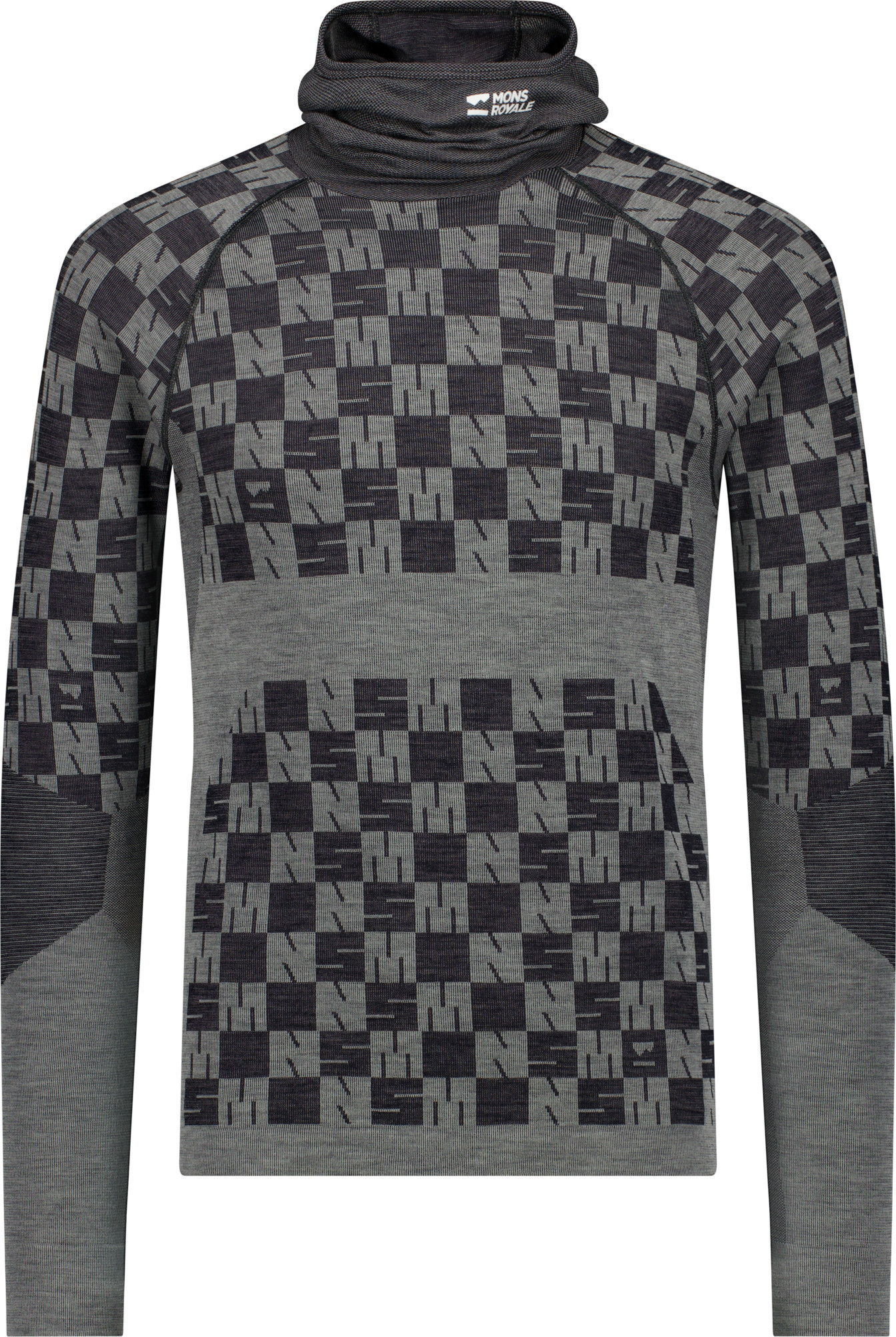 Mons Royale Men's Ascender Merino Seamless Hooded Long Sleeve