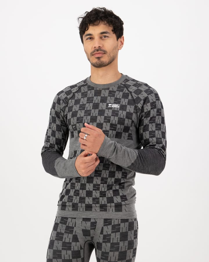 Mons Royale Men´s Ascender Long Sleeve  Dried Sage/black Mons Royale