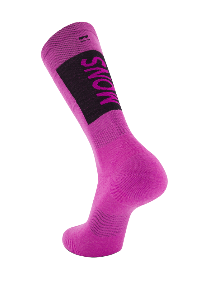 Mons Royale Atlas Merino Snow Sock Purple Bolt Mons Royale