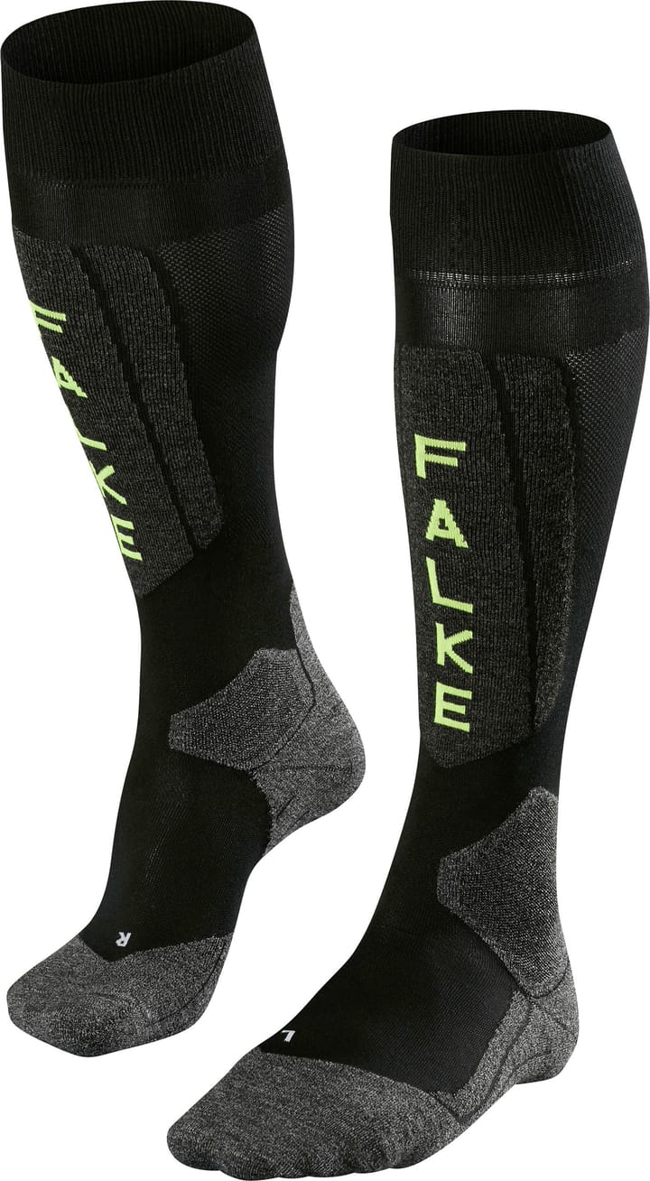 Falke Men's Falke Sk5 Expert Skiing Knee-High Socks Black-lightning Falke Falke Men's Falke Sk5 Expert Skiing Knee-High Socks Black-lightning Falke