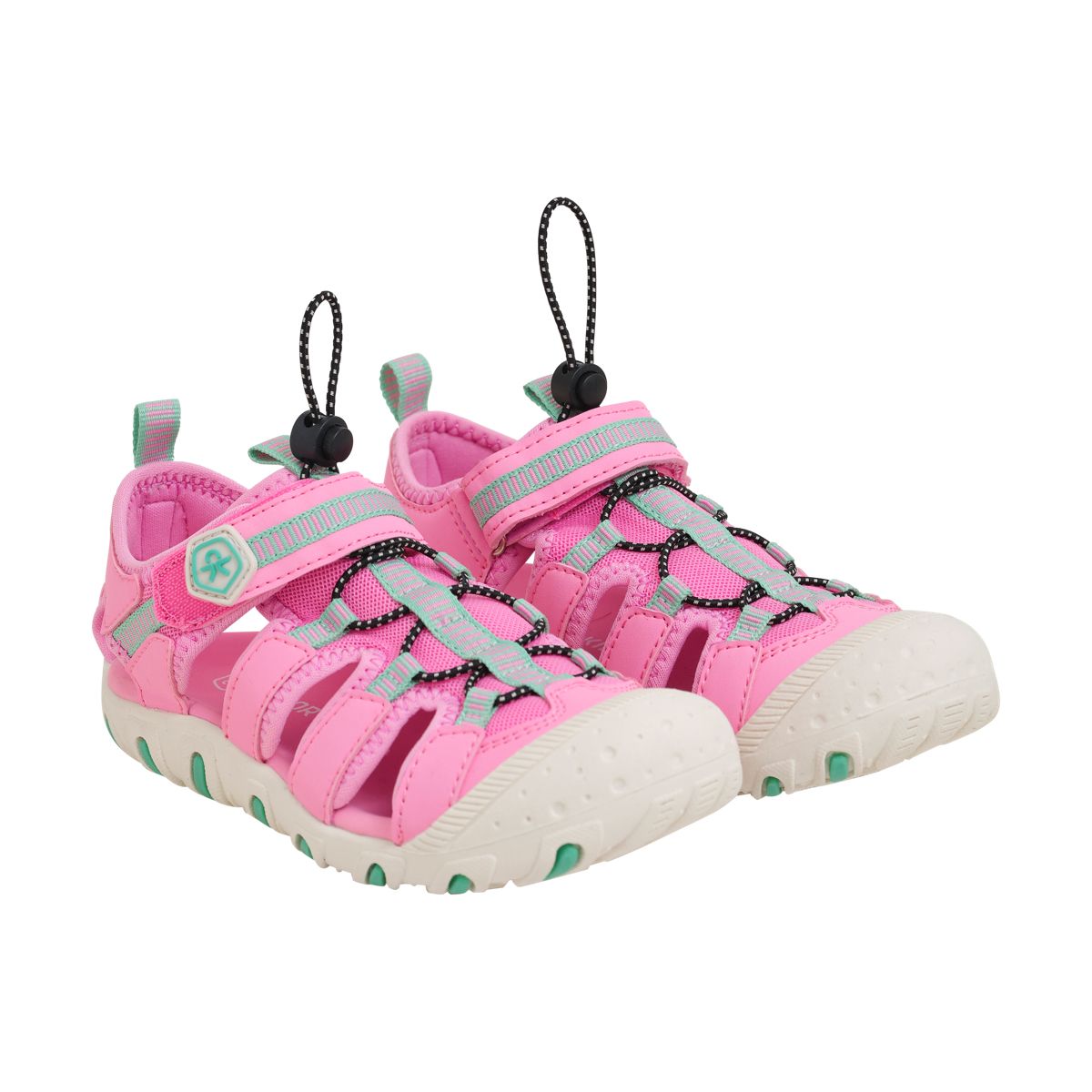 Color Kids Sandals Hiking W. Toe Cap Begonia Pink