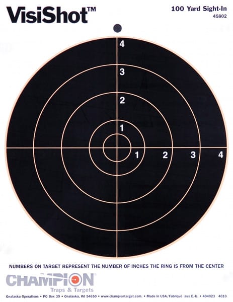 Champion Champion Visishot 8" Skyteskive Selvmarkerende Skyteskive Champion Champion Champion Visishot 8" Skyteskive Selvmarkerende Skyteskive Champion