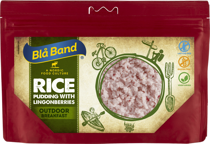 Blå Band Rice Porridge With Lingonberries Nocolour Blå Band