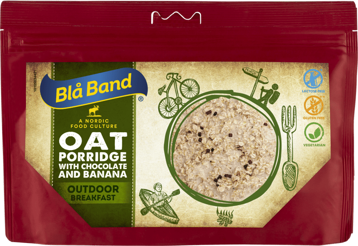 Blå Band Oat Porridge With Chocolate And Banana Nocolour Blå Band