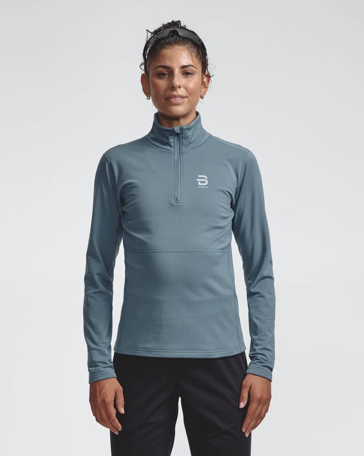 Dæhlie Women's Half Zip Pace Stone Blue Dæhlie