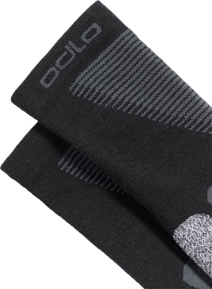 Odlo Odlo Socks Crew Active Warm Xc Black - Odlo Graphite Grey Odlo