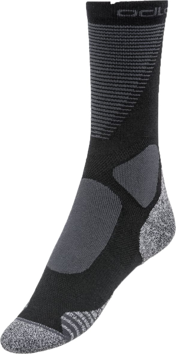 Odlo Odlo Socks Crew Active Warm Xc Black - Odlo Graphite Grey Odlo