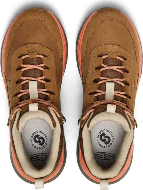 Keen Women's Leiki Leather Mid Wp Chipmunk-bison Keen
