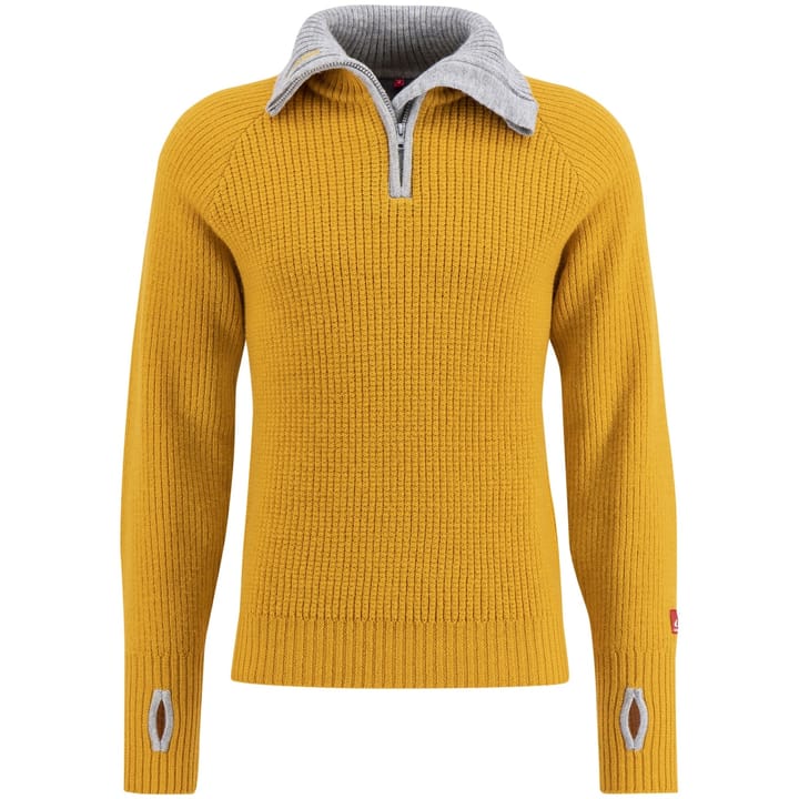 Ulvang Rav Sweater W/Zip Spruce Yellow/Grey Melange Ulvang