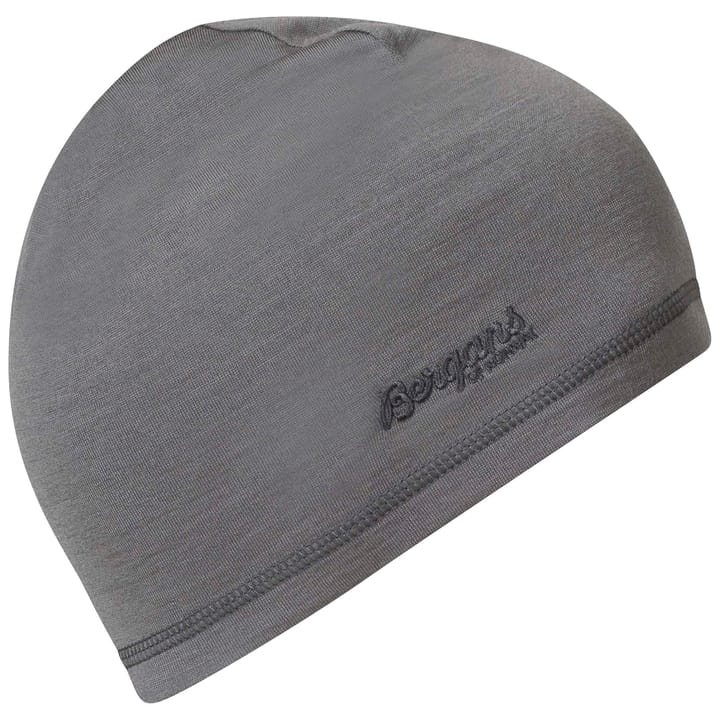 Bergans Juniors' Wool Beanie Solid Grey Bergans