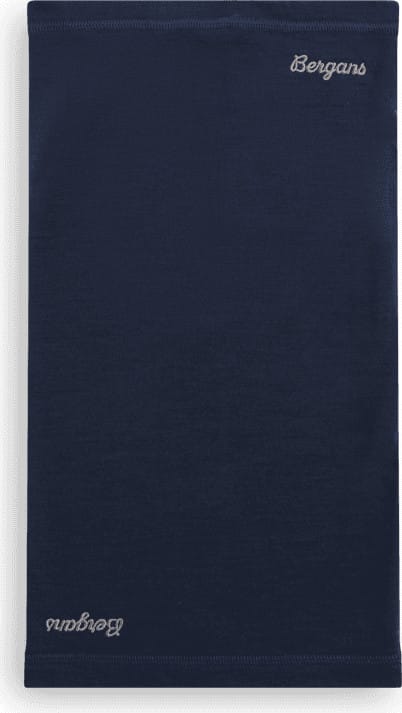 Bergans Juniors' Bergans Wool Neck Warmer Navy Blue/solid Grey