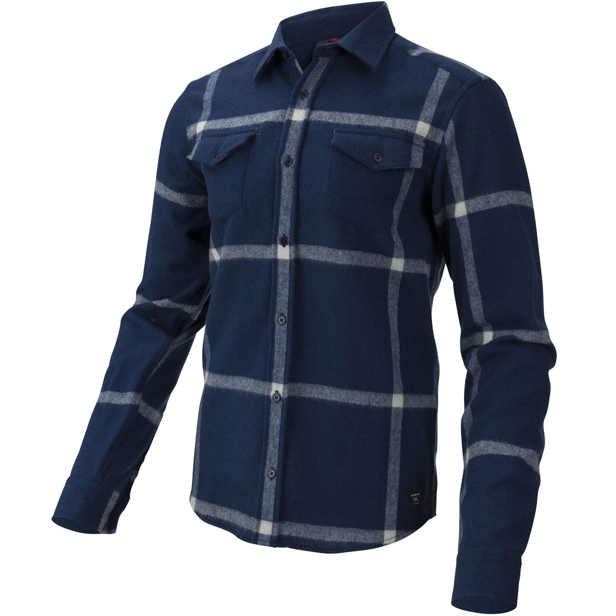 Ulvang Yddin Wool Flanell Shirt New Navy/Vanilla