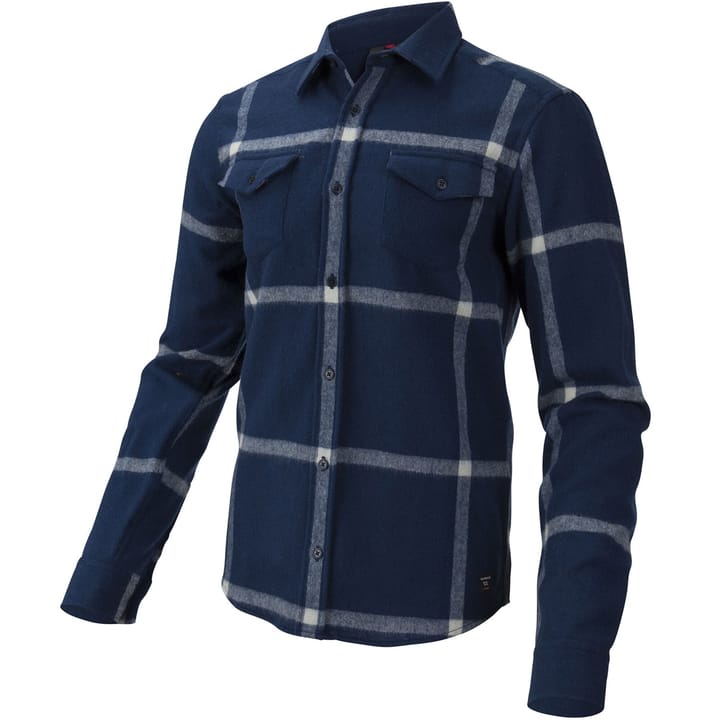 Ulvang Yddin Wool Flanell Shirt New Navy/Vanilla Ulvang