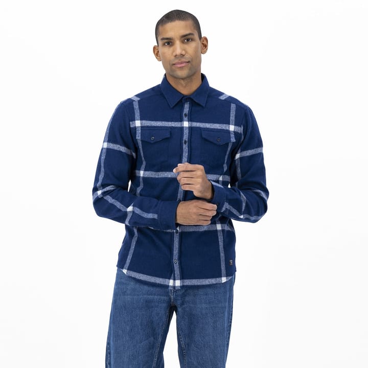 Ulvang Unisex Yddin Wool Flanell Shirt New Navy/Vanilla Ulvang Ulvang Unisex Yddin Wool Flanell Shirt New Navy/Vanilla Ulvang
