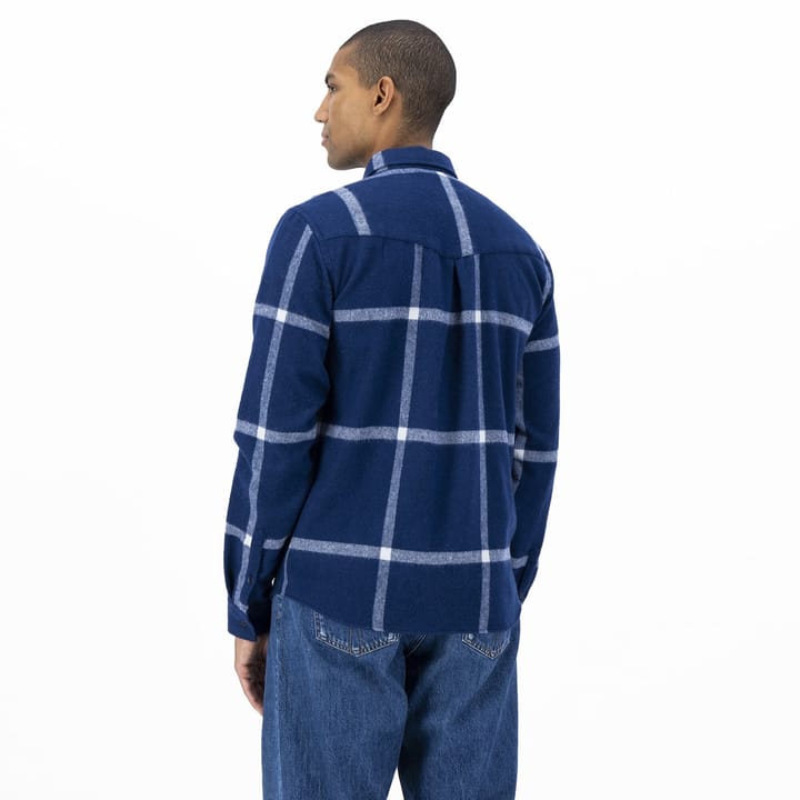 Ulvang Yddin Wool Flanell Shirt New Navy/Vanilla Ulvang