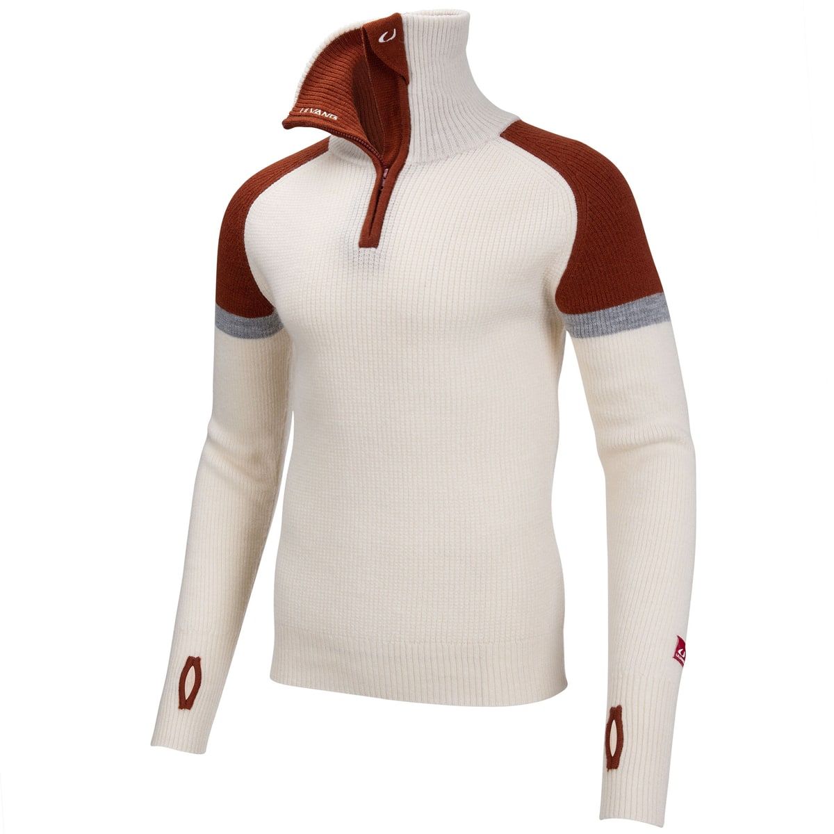 Ulvang Alta Half Zip Ms Vanilla/Arabian Spice/Grey Melange