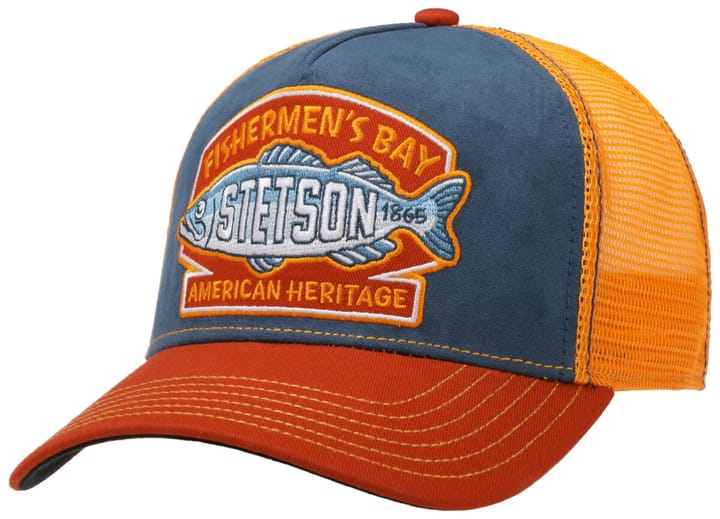 Stetson Trucker Cap Fishermen's Bay Röd/Blå/Orange Stetson