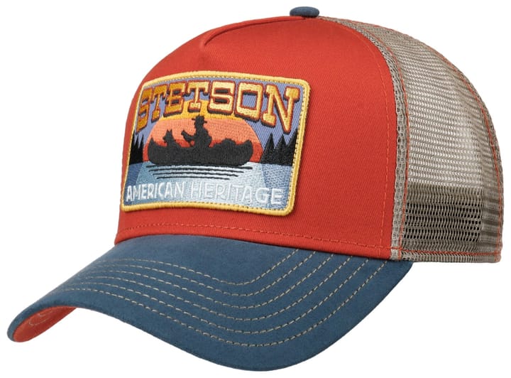 Stetson Trucker Cap Canoe Blue/Red Stetson