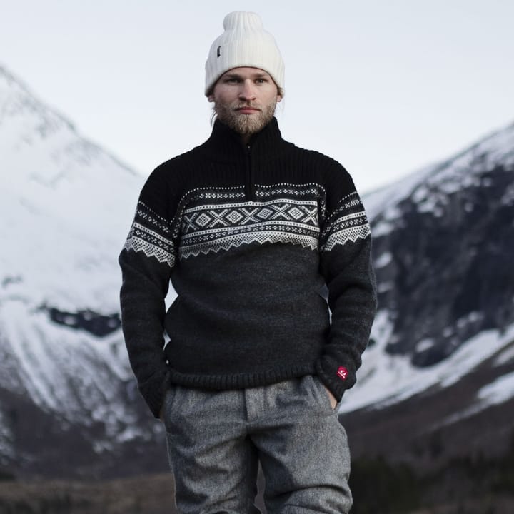 Ulvang Marius Half Zip Ms Charcoal Melange/Black/Vanilla Ulvang Ulvang Marius Half Zip Ms Charcoal Melange/Black/Vanilla Ulvang