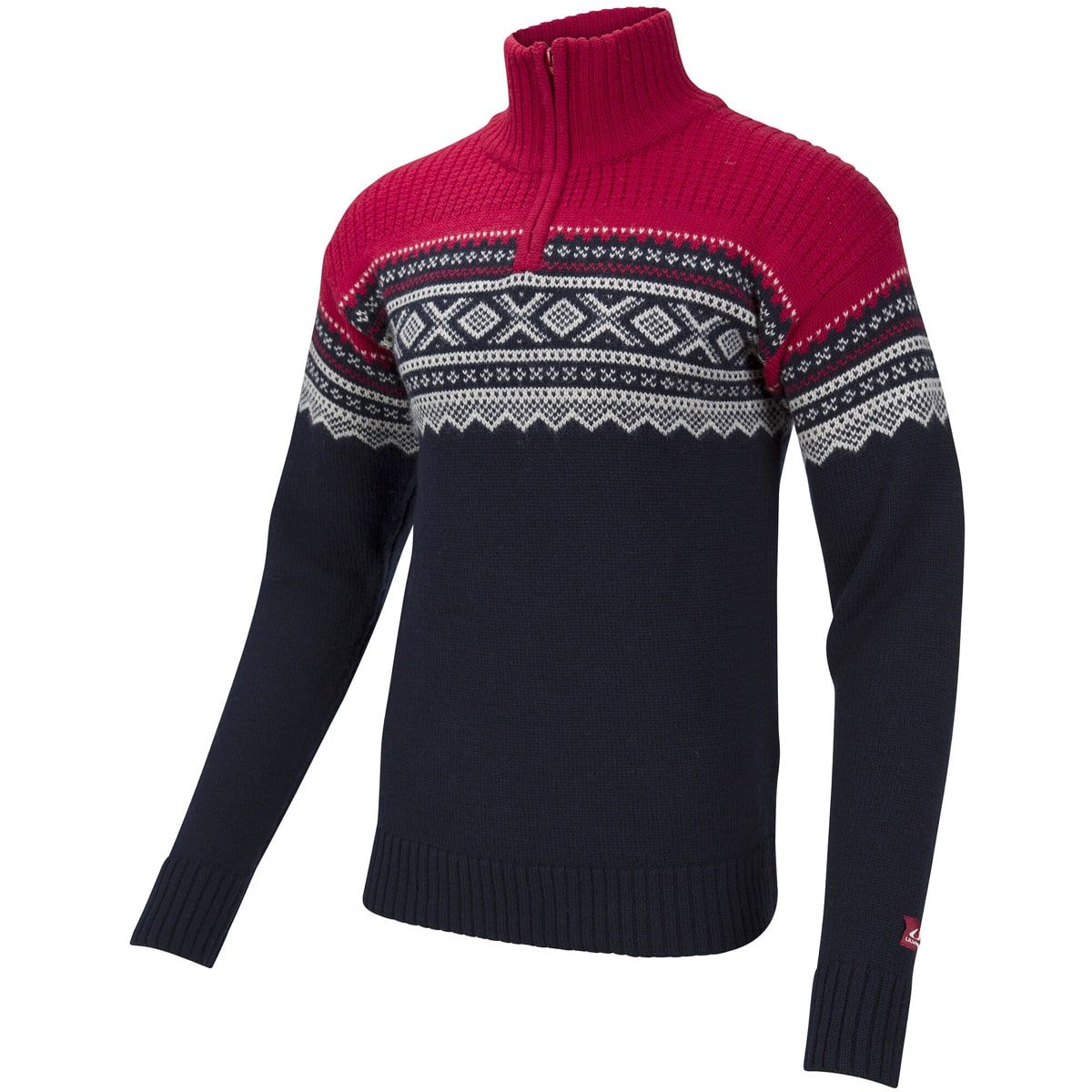 Ulvang Marius Half Zip Ms New Navy/Ulvang Red/Vanilla
