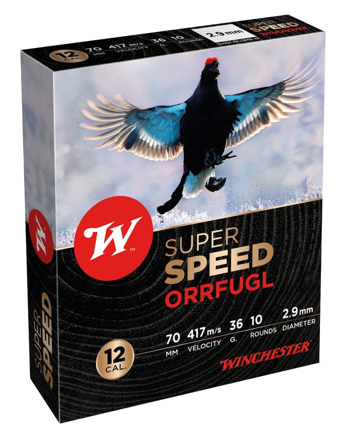 Winchester Winchester Superspeed 36g 12/70 #5 Jaktammunisjon - Orrfugl Winchester Winchester Winchester Superspeed 36g 12/70 #5 Jaktammunisjon - Orrfugl Winchester