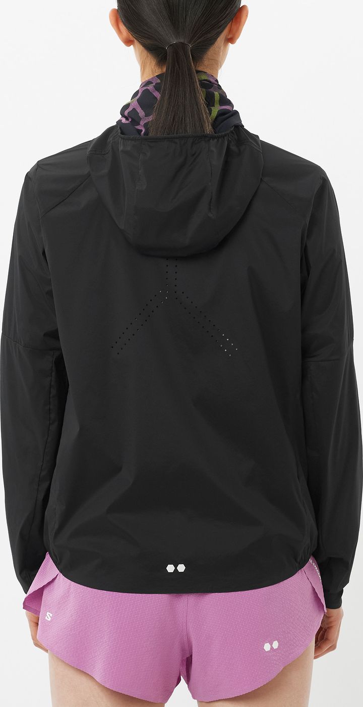 Salomon Women's Sense Aero Wind Jacket Black Salomon