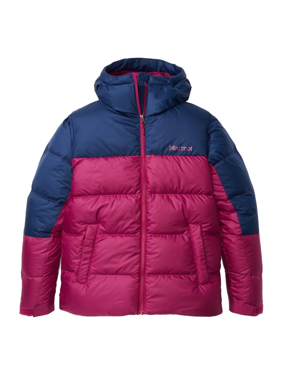 Marmot Wms Guides Down Hoody Wild Rose/Arctic Navy