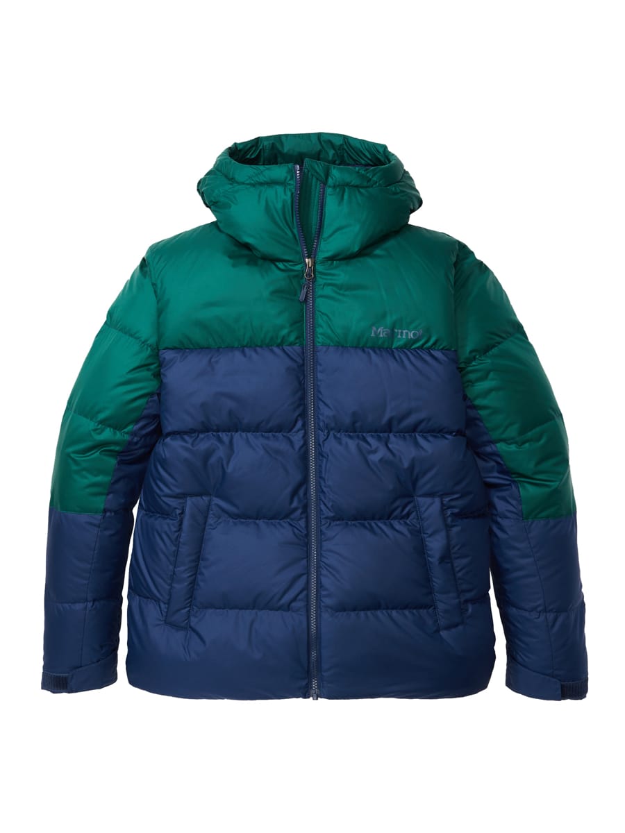 Marmot Wms Guides Down Hoody Arctic Navy/Botanical Garden