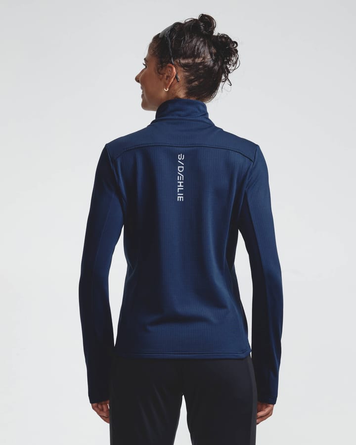 Dæhlie Women's Shield Full-Zip Midlayer Navy Dæhlie