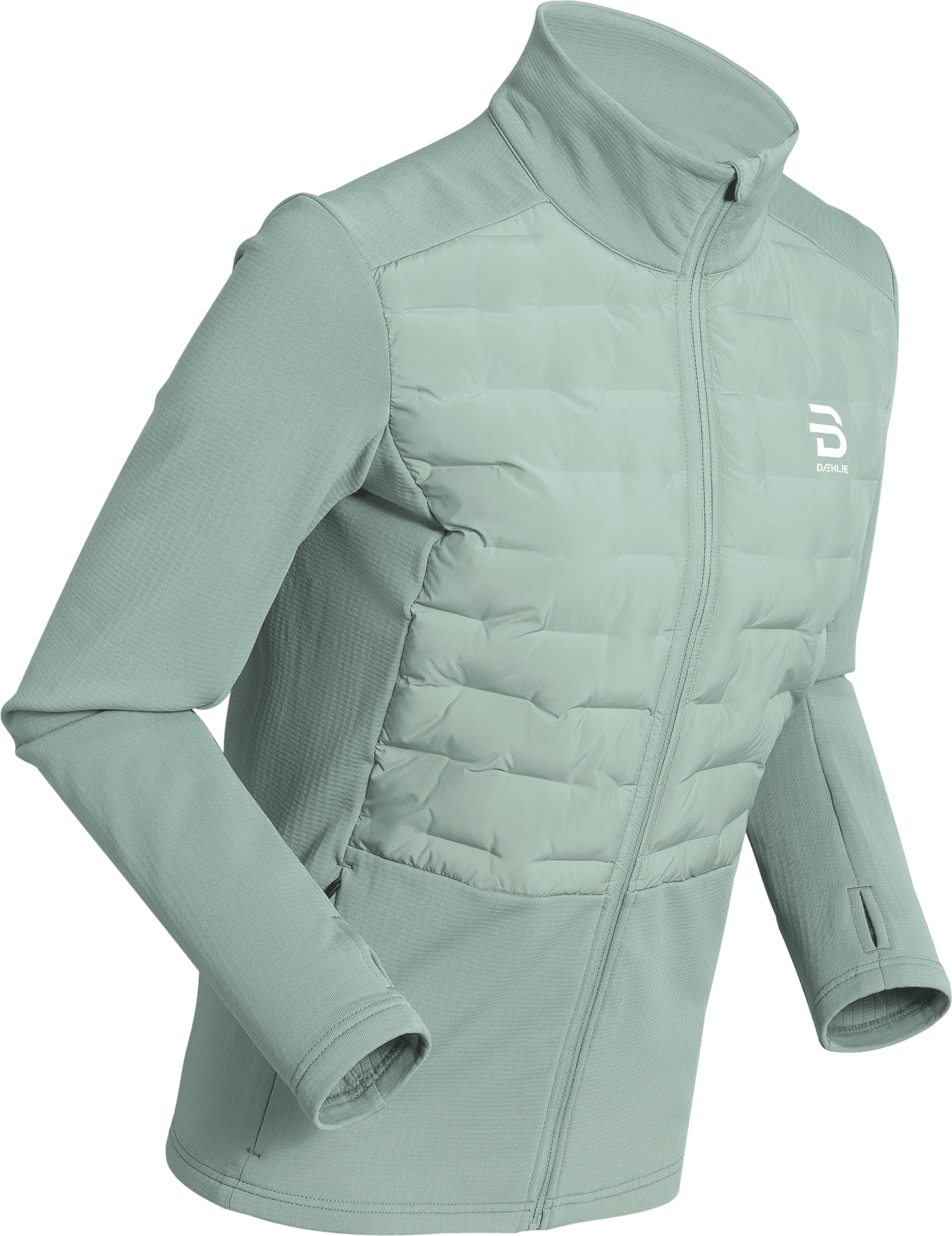 Dæhlie Women's Shield Full-Zip Midlayer Sage Green