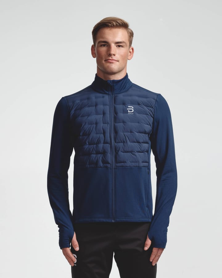 Dæhlie Men's Shield Full-Zip Midlayer Navy Dæhlie