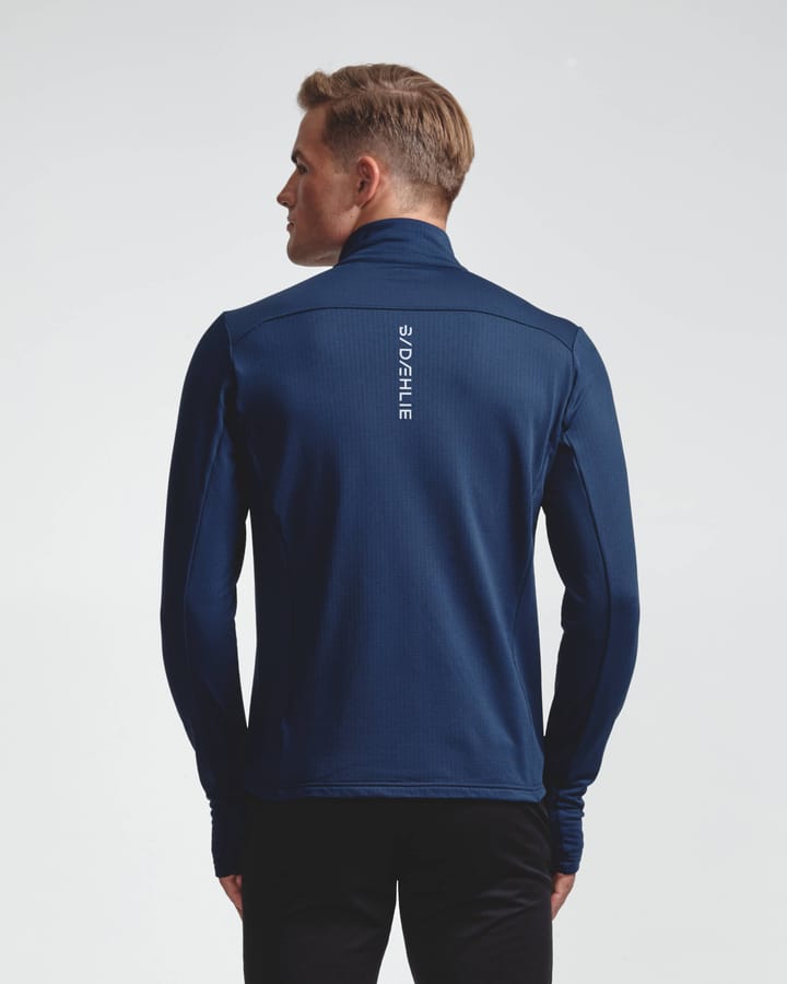 Dæhlie Men's Shield Full-Zip Midlayer Navy Dæhlie