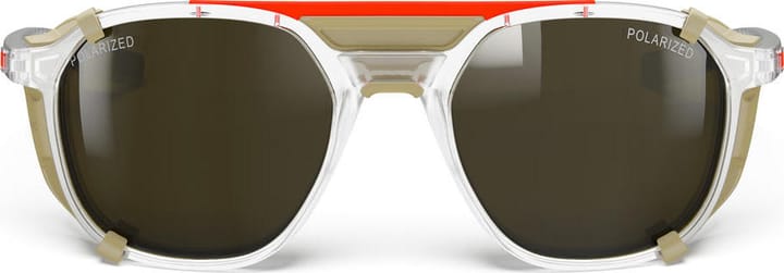Julbo Slack Cover Spectron 3 Polarized Shiny Crystal / Camel - Silver Flash Julbo